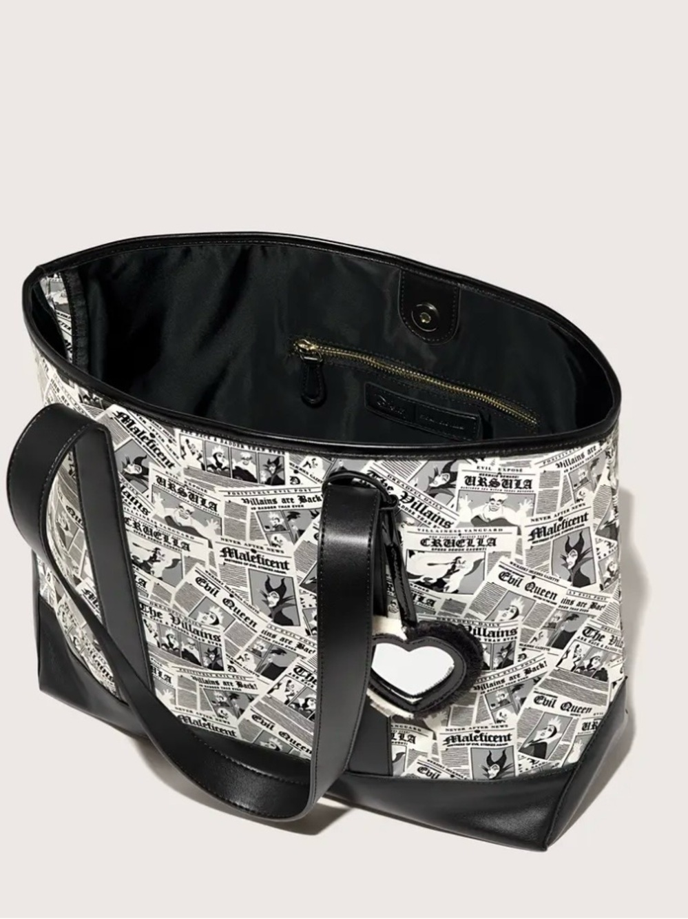 Stoney Clover Villians Bad News Spreads Newspaper Print Tote Bag
